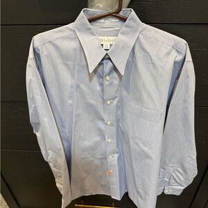 Perry Ellis blue check shirt XL